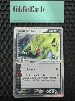 Tyranitar EX 17/17 POP Series 1 Holo Ultra Rare Pokemon 2004 NM- - Image 4