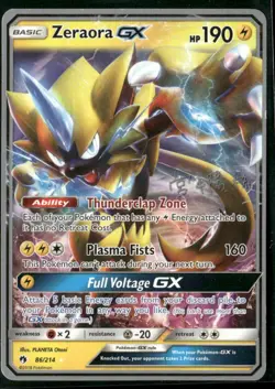 Zeraora GX #86/214 World Championship Decks Pokemon (1N) - Image 1