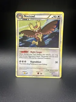 Pokemon Noctowl HGSS06 HGSS Black Star Promos - Image 1