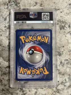 1999 Pokemon Game Holo Alakazam #1 PSA 3 - Image 3