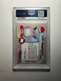 Wigglytuff Tekno 2000 Pokemon Topps Chrome #40 PSA 8 - Image 2