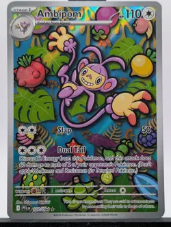 Ambipom 107/94 Illustration Rare NM Pokemon Phantasmal Flames - Image 1