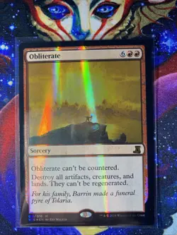 Obliterate From The Vault: Lore Near Mint Foil Magic The Gathering MTG - Image 1