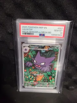 PSA 10 Haunter Illustration Rare #027 2025 Pokemon Black Star Promo - Image 1