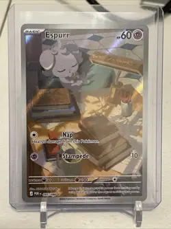 Pokemon 2026 Perfect Order Espurr 095/088 Illustration Rare Near Mint - Image 1