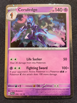 Ceruledge Pokemon Paldea Evolved 098/193 Cosmos Holo Promo NM - Image 1
