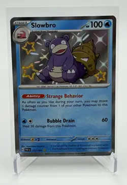Pokemon TCG Slowbro 117/91 Paldean Fates Shiny Rare Holo, NM - Image 1