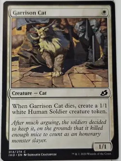 Garrison Cat - Ikoria: Lair of Behemoths - Magic the Gathering MTG Nice! - Image 1