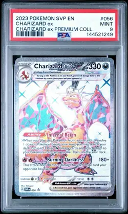 2023 POKEMON SVP PREMIUM COLLECTION PROMO #056 CHARIZARD EX PSA 9 - Image 1