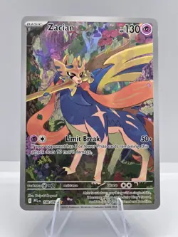 Zacian 100/094 Illustration Rare Phantasmal Flames Pokemon NM - Image 1