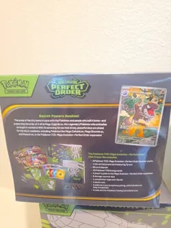 POKEMON ETB PERFECT ORDER MEGA EVOLUTION NEW SEALED PROMO TCG CCG BOOSTER PACKS - Image 3