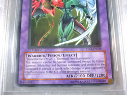 BGS 8.5 Elemental Hero Flame Wingman TLM-EN035 1st Ultimate Rare YuGiOh English - Image 5