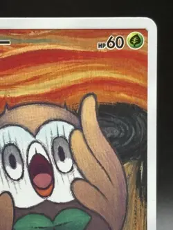 Rowlet 290/SM-P Munch The Scream Promo 2018 Japanese Ver PROMO Pokemon Card 9 - Image 3