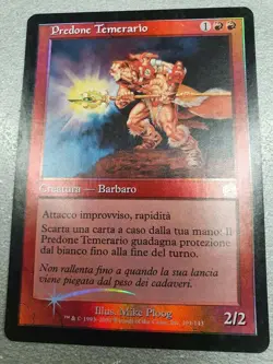 PREDONE TEMERARIO Hell-bent raider x 1 ITA *FOIL* - MTG TORMENT EX - Image 1