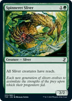 MTG Spinneret Sliver - Foil, Time Spiral Remastered, Moderately Played, English - Image 1