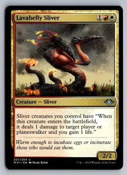 Lavabelly Sliver 207 Uncommon Modern Horizons Magic: The Gathering Near Mint - Image 1