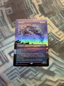 MTG Foil Borderless Subtlety EX/LP+ Modern Horizons 2 - Image 1
