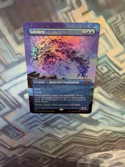 MTG Foil Borderless Subtlety EX/LP+ Modern Horizons 2 - Image 3