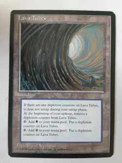 Lava Tubes - LP Land - Magic the Gathering MTG - Ice Age M-185 - Image 1