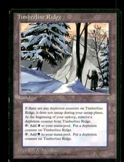 MTG Timberline Ridge LP Light Play Ice Age [5088] - Image 1