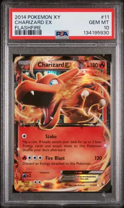 PSA 10 GEM MINT 2014 Pokemon XY Flashfire Charizard EX #11/106 Ultra Rare Holo🔥 - Image 1