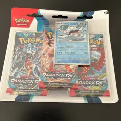 Pokemon TCG Paradox Rift Triple Blister Packs New & Sealed - Image 1
