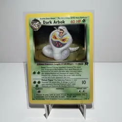 Pokemon TCG Dark Arbok 2/82 Team Rocket Holo Rare 60 HP English Card - Image 1
