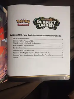 Pokemon Mega Evolution Perfect Order Players Guide Book - Image 3