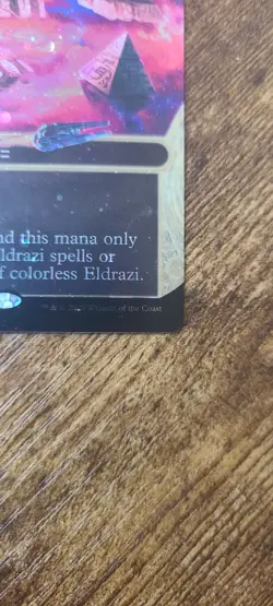 Eldrazi Temple O104 Borderless Stellar Galaxy Foil 0104 NM Edges Of Eternity - Image 3