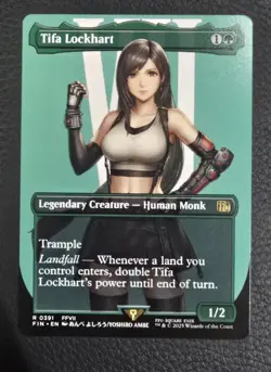 Tifa Lockhart (Borderless) Final Fantasy Non Foil Regular MTG NM Magic - Image 1