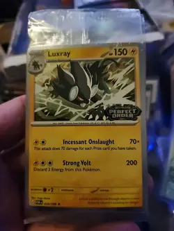 Pokemon Luxray 028/088 Perfect Order Best Buy Stamped Promo Sealed NM Mint - Image 1
