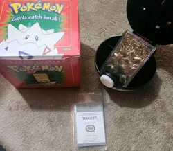 Togepi 23K Gold Plated Trading Card Pokemon 1999 Nintendo [Limited Edition] CIB - Image 1