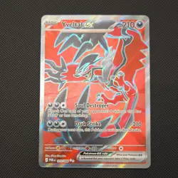 Pokemon TCG Yveltal EX Full Art Ultra Rare Holo Basic 210HP 105/088 - Image 1