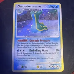 Pokemon Gastrodon East Sea Holo Swirl - Secret Wonders - 8/132 NM 2007 - Image 1