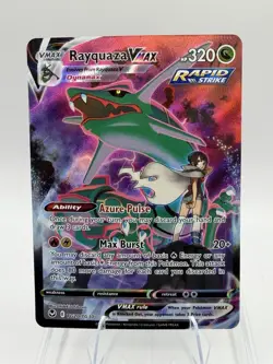 Pokemon Rayquaza VMAX Full Art Holo TG20/TG30 Silver Tempest NM+ - Image 1