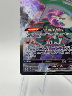 Pokemon Rayquaza VMAX Full Art Holo TG20/TG30 Silver Tempest NM+ - Image 5