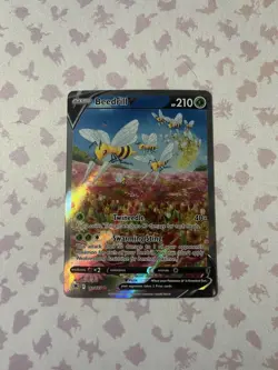 Beedrill V 161/189 Astral Radiance Ultra Rare Pokemon Card NM - Image 1