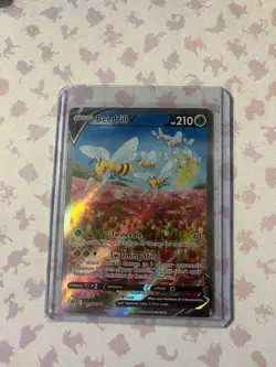 Beedrill V 161/189 Astral Radiance Ultra Rare Pokemon Card NM - Image 3