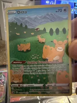 Ditto GG22/GG70 Pokemon Crown Zenith: Galarian Gallery Holo Ultra Rare NM - Image 1