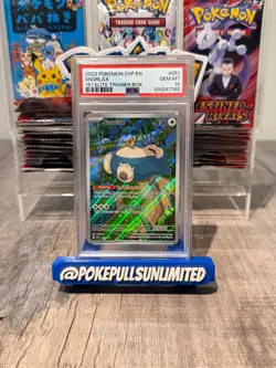 Snorlax 051/165 151 Elite Trainer Box Svp En-sv Black Star Promo Pokemon PSA 10 - Image 1