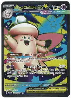Mega Clefable ex - 103/088 Pokemon TCG Perfect Order Ultra Rare Pokemon Card - Image 1