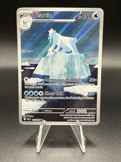 Pokemon TCG Beartic Black Bolt White Flare Illustration Rare 110/86 NM - Image 2