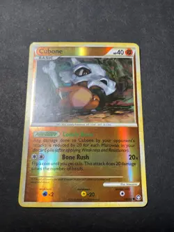Cubone 60/102 Reverse Holo Pokemon TCG RARE 2010 - Image 1