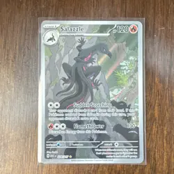 Pokemon Salazzle 224/217 Full Art Holo Rare Card ASC Set 2026 English - Image 1
