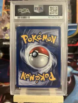 Pokemon TCG Houndoom Neo Revelation Holo Card 8/64 Unlimited PSA 9 🌀 SWIRL 🌀 - Image 2