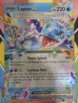 Lapras EX 032/142 Double Rare Holo Stellar Crown Pokemon TCG Card - Mint! - Image 1