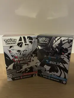 Pokemon TCG Black Bolt And White Flare Booster Bundles x2 New Sealed - Image 1