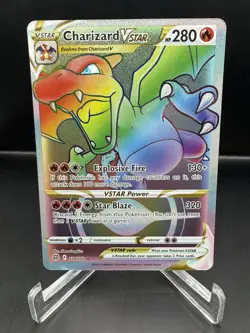 Pokemon TCG Charizard VSTAR 174/172 Secret Ultra Rare Brilliant Stars Near Mint - Image 1
