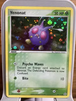 Venonat - 84/112 - Pokemon Ex FireRed LeafGreen Reverse Holo NM+ - Image 1