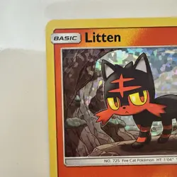 LITTEN 015/025 PROMO MCDONALD'S 25TH ANNIVERSARY PROMOS POKEMON HOLO LP - Image 3